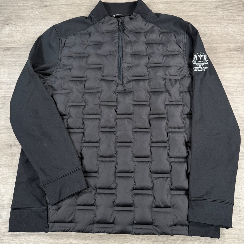 Ryder Cup 2020 Whistling Straits Jacket Mens Large 1/4 zip Level Wear READ